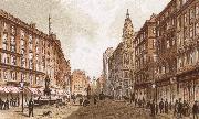 richard wagner the graben, one of the principal streets in vienna Spain oil painting artist